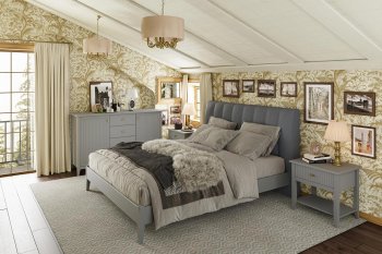 Комод 5 ящиков Никеа антрацит (БМ) в Невьянске - nevyansk.mebel-e96.ru