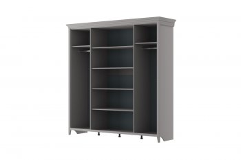 Шкаф распашной 2160 мм ШР-4 Никеа антрацит (БМ) в Невьянске - nevyansk.mebel-e96.ru