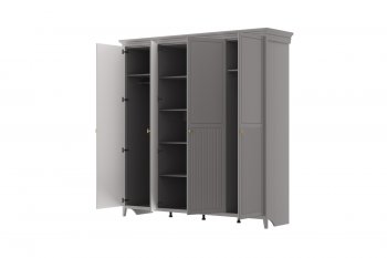 Шкаф распашной 2160 мм ШР-4 Никеа антрацит (БМ) в Невьянске - nevyansk.mebel-e96.ru