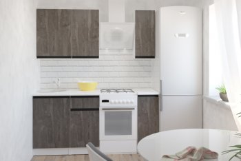 Кухонный гарнитур Ноктюрн лайт 1200 мм (Герда) в Невьянске - nevyansk.mebel-e96.ru