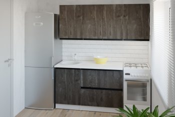 Кухонный гарнитур Ноктюрн макси 1800 мм (Герда) в Невьянске - nevyansk.mebel-e96.ru