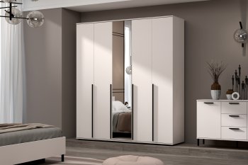 Шкаф 2000 мм Норден с зеркалом (Зарон) в Невьянске - nevyansk.mebel-e96.ru