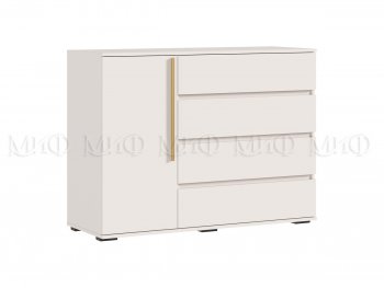 Комод 1 дверь 4 ящика (1200) Норд, кашемир (Миф) в Невьянске - nevyansk.mebel-e96.ru