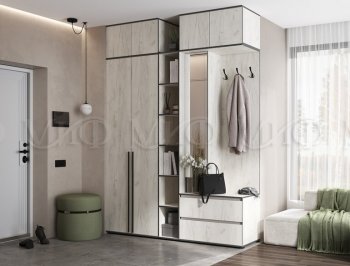 Прихожая Норд модульная крафт белый (Миф) в Невьянске - nevyansk.mebel-e96.ru