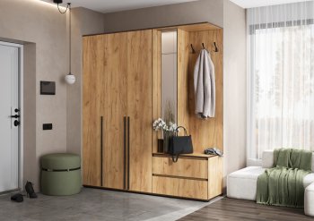 Прихожая Норд+Шкаф 1200, крафт (Миф) в Невьянске - nevyansk.mebel-e96.ru