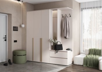 Прихожая Норд+Шкаф 1200, кашемир (Миф) в Невьянске - nevyansk.mebel-e96.ru