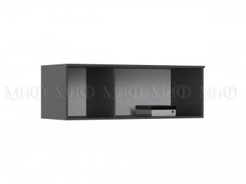 Шкаф 1200 мм 3-х ств. Норд с антресолью графит/изумруд (Миф) в Невьянске - nevyansk.mebel-e96.ru