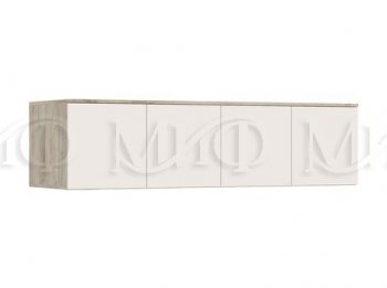 Шкаф 1600 мм 4-х створчатый Норд с антресолью,крафт серый/кашемир (Миф) в Невьянске - nevyansk.mebel-e96.ru