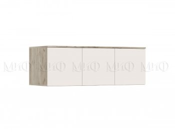 Шкаф 1200 мм 3-х ств. Норд с антресолью крафт серый/кашемир (Миф) в Невьянске - nevyansk.mebel-e96.ru