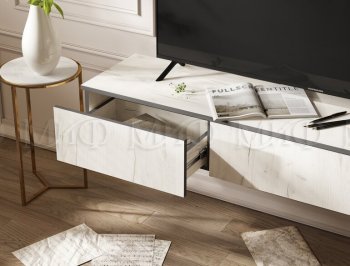Стенка Норд-2 дуб крафт белый (Миф) в Невьянске - nevyansk.mebel-e96.ru