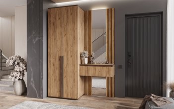 Шкаф 800+Тумба с зеркалом Норд (Миф) в Невьянске - nevyansk.mebel-e96.ru