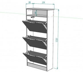 Обувница W10 (ДСС) в Невьянске - nevyansk.mebel-e96.ru