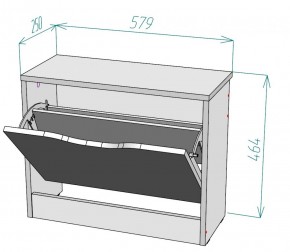 Обувница W2 (ДСС) в Невьянске - nevyansk.mebel-e96.ru