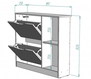 Обувница W30 (ДВ) в Невьянске - nevyansk.mebel-e96.ru