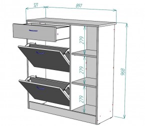 Обувница W33 (ЯШС) в Невьянске - nevyansk.mebel-e96.ru