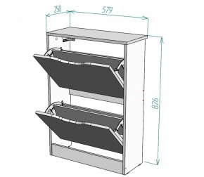 Обувница W4 (ДСС) в Невьянске - nevyansk.mebel-e96.ru