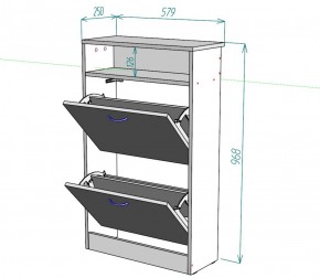 Обувница W5 (ДМ) в Невьянске - nevyansk.mebel-e96.ru