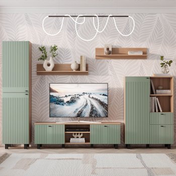 Пенал 500 мм Олива ПН-01 эвкалипт софт (БТС) в Невьянске - nevyansk.mebel-e96.ru