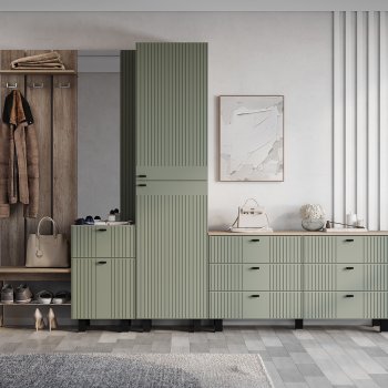 Пенал 500 мм Олива ПН-01 эвкалипт софт (БТС) в Невьянске - nevyansk.mebel-e96.ru