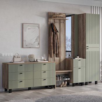 Пенал 500 мм Олива ПН-01 эвкалипт софт (БТС) в Невьянске - nevyansk.mebel-e96.ru