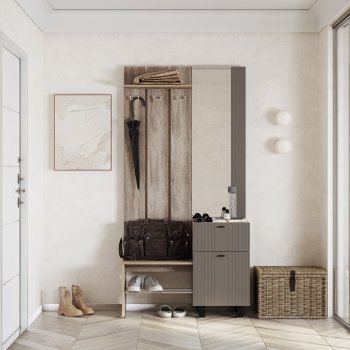 Прихожая Олива муссон софт, модульная (БТС) в Невьянске - nevyansk.mebel-e96.ru