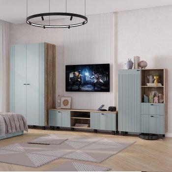 Стенка Олива комп.3 шарли бриз (БТС) в Невьянске - nevyansk.mebel-e96.ru