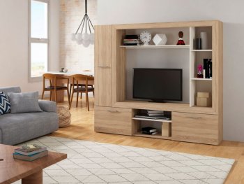 Стенка OSKAR3 дуб сонома (Генезис) в Невьянске - nevyansk.mebel-e96.ru