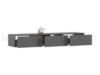 Стенка Оскар комп.2 графит (Миф) в Невьянске - nevyansk.mebel-e96.ru