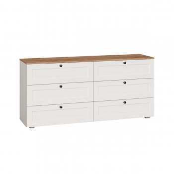 Комод Остин 16.240 белый (Моби) в Невьянске - nevyansk.mebel-e96.ru