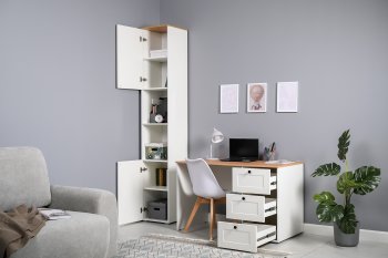 Набор детской мебели Остин белый, модульный (Моби) в Невьянске - nevyansk.mebel-e96.ru