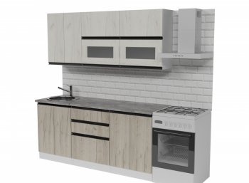 Кухонный гарнитур Паола макси 1800 мм (Герда) в Невьянске - nevyansk.mebel-e96.ru