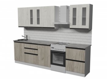 Кухонный гарнитур Паола компакт 2200 мм (Герда) в Невьянске - nevyansk.mebel-e96.ru