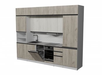 Кухонный гарнитур Паола люкс 3000 мм (Герда) в Невьянске - nevyansk.mebel-e96.ru