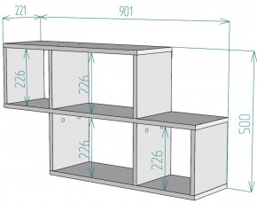 Полка S39 (ДСС) в Невьянске - nevyansk.mebel-e96.ru