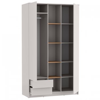 Шкаф 1200 мм для одежды 89.01 Прайм, кашемир (Олмеко) в Невьянске - nevyansk.mebel-e96.ru