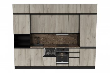 Кухонный гарнитур Равенна люкс 3000 мм (Герда) в Невьянске - nevyansk.mebel-e96.ru