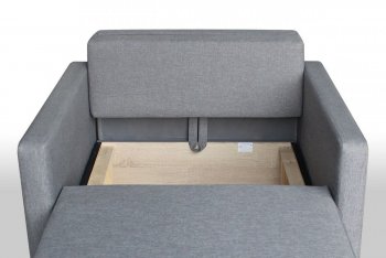 Кресло-кровать Реал 80 с подлокотниками (Графит) в Невьянске - nevyansk.mebel-e96.ru