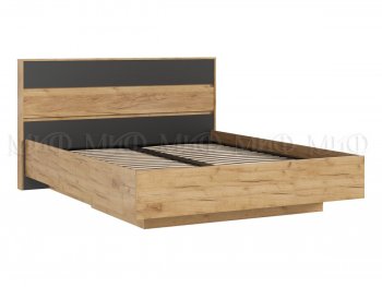 Кровать парящая Роджина с подсветкой, крафт/графит (Миф) в Невьянске - nevyansk.mebel-e96.ru