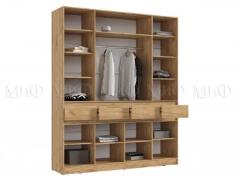 Шкаф 2000 мм 4-х ств. Роджина крафт/изумруд (Миф) в Невьянске - nevyansk.mebel-e96.ru