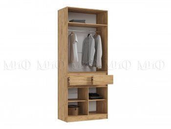 Шкаф 1000 мм Роджина крафт/изумруд (Миф) в Невьянске - nevyansk.mebel-e96.ru