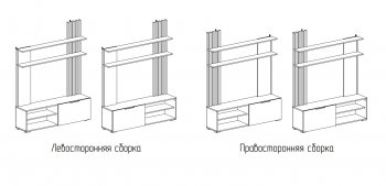 Стенка Роджина крафт/белый гл. (Миф) в Невьянске - nevyansk.mebel-e96.ru