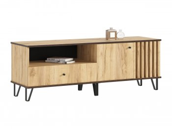 Тумба ТВ (1500) Роджина дуб крафт (Миф) в Невьянске - nevyansk.mebel-e96.ru