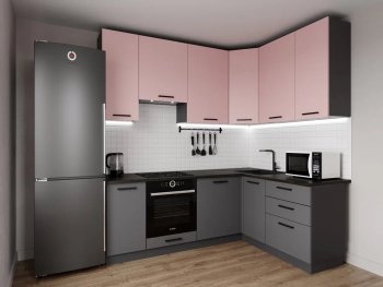 Угловой кухонный гарнитур Роза 2200*1600 мм Sanvut в Невьянске - nevyansk.mebel-e96.ru