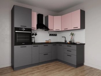 Угловой кухонный гарнитур Роза 2400*1600 мм Sanvut в Невьянске - nevyansk.mebel-e96.ru