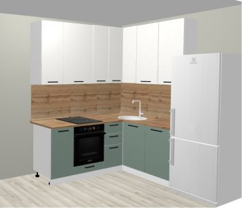 Кухонный гарнитур угловой 2000*1400 мм (Санвут) в Невьянске - nevyansk.mebel-e96.ru