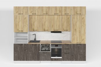 Кухонный гарнитур Сапфир 3000 мм (Герда) в Невьянске - nevyansk.mebel-e96.ru