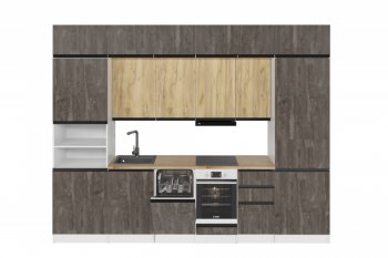 Кухонный гарнитур Сапфир 2 экстра 3000 мм (Герда) в Невьянске - nevyansk.mebel-e96.ru