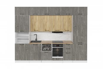 Кухонный гарнитур Сапфир 2 3000 мм (Герда) в Невьянске - nevyansk.mebel-e96.ru