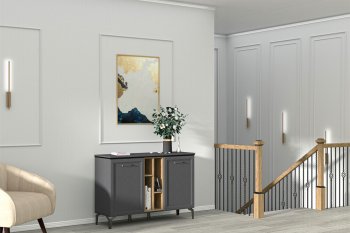 Прихожая Шарм модульная Антрацит (Диал) в Невьянске - nevyansk.mebel-e96.ru