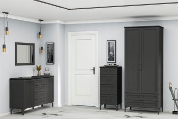 Прихожая Шарм модульная Антрацит (Диал) в Невьянске - nevyansk.mebel-e96.ru
